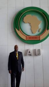 Ambassador Clyde Rivers at the African Union. 